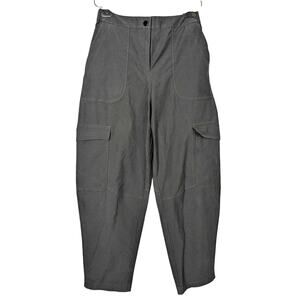 Lululemon Light Cargo Pants Pocket High Rise Dark Grey Athleisure Athletic 5ENBS